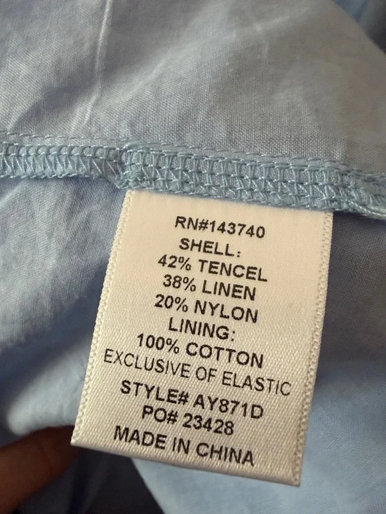 Hyacinth House Powder Blue Cindy Midi Dress Size XL - Picture 7 of 7